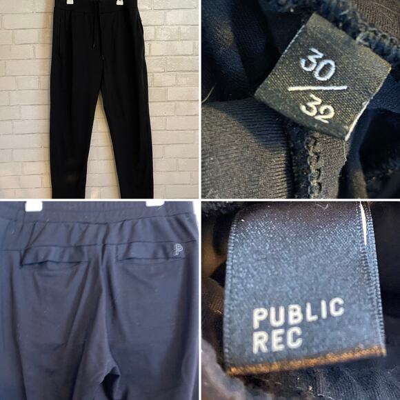 Public Rec $108 Daymaker: All Day Every Day Pants Mens 30” x 32” BLK EUC - Picture 2 of 16